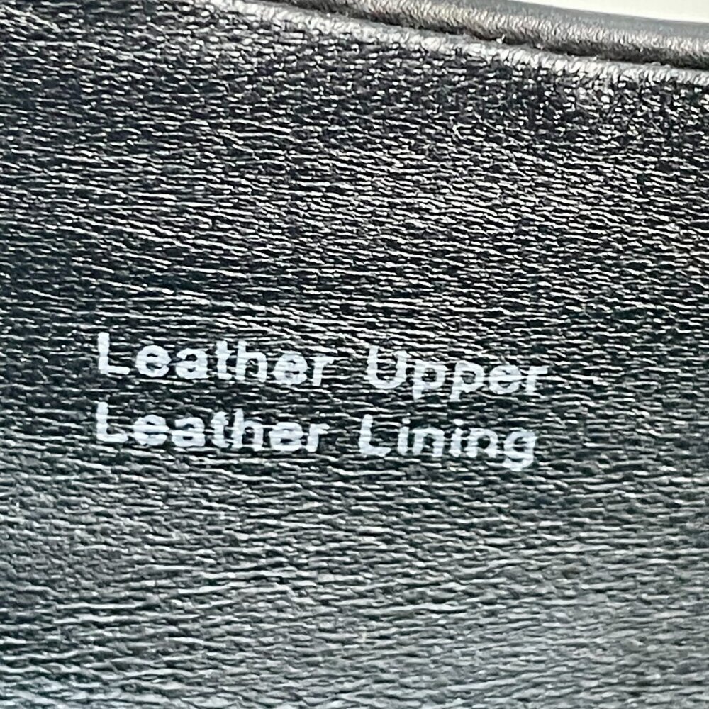 Vince Noel Black Leather Pointed Cap Toe Flats 8.5M Minimalist - Picture 7 of 15